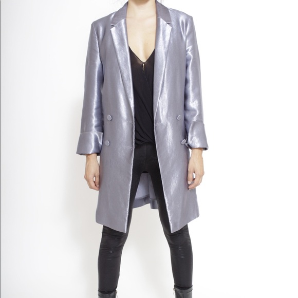 Silver TopShop Blazer! - Picture 2 of 6